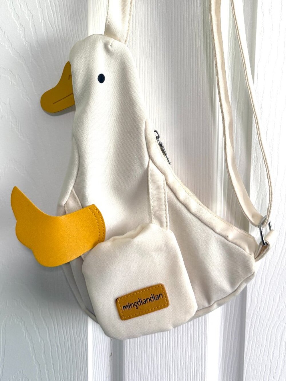 Duck Shaped Shoulder Bag Women Crossbody Bag Zipper Pouch